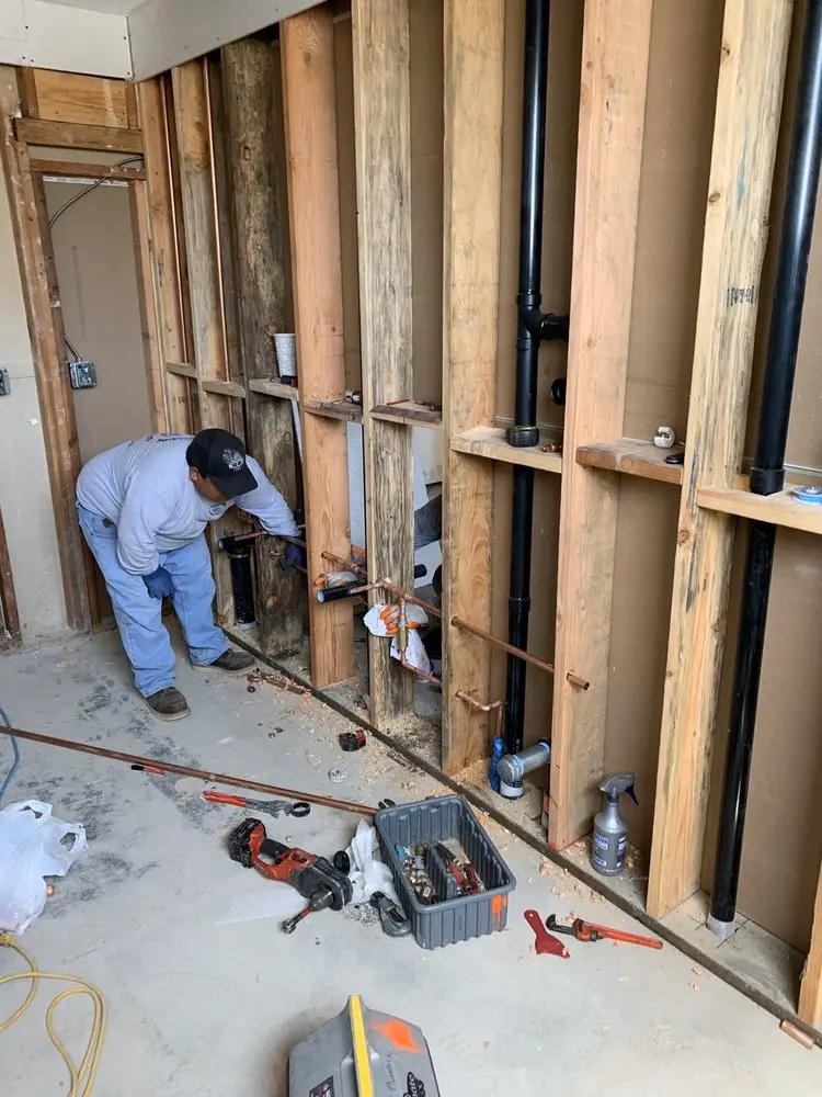 Commercial rough-in plumbing for Gas Line Repair in Fair Meadow